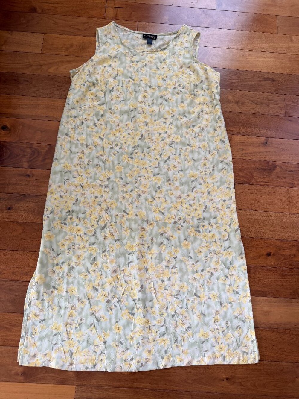 Vintage Requirements Women’s 3X Floral Dress Sleeveless Pastel Spring NWOT